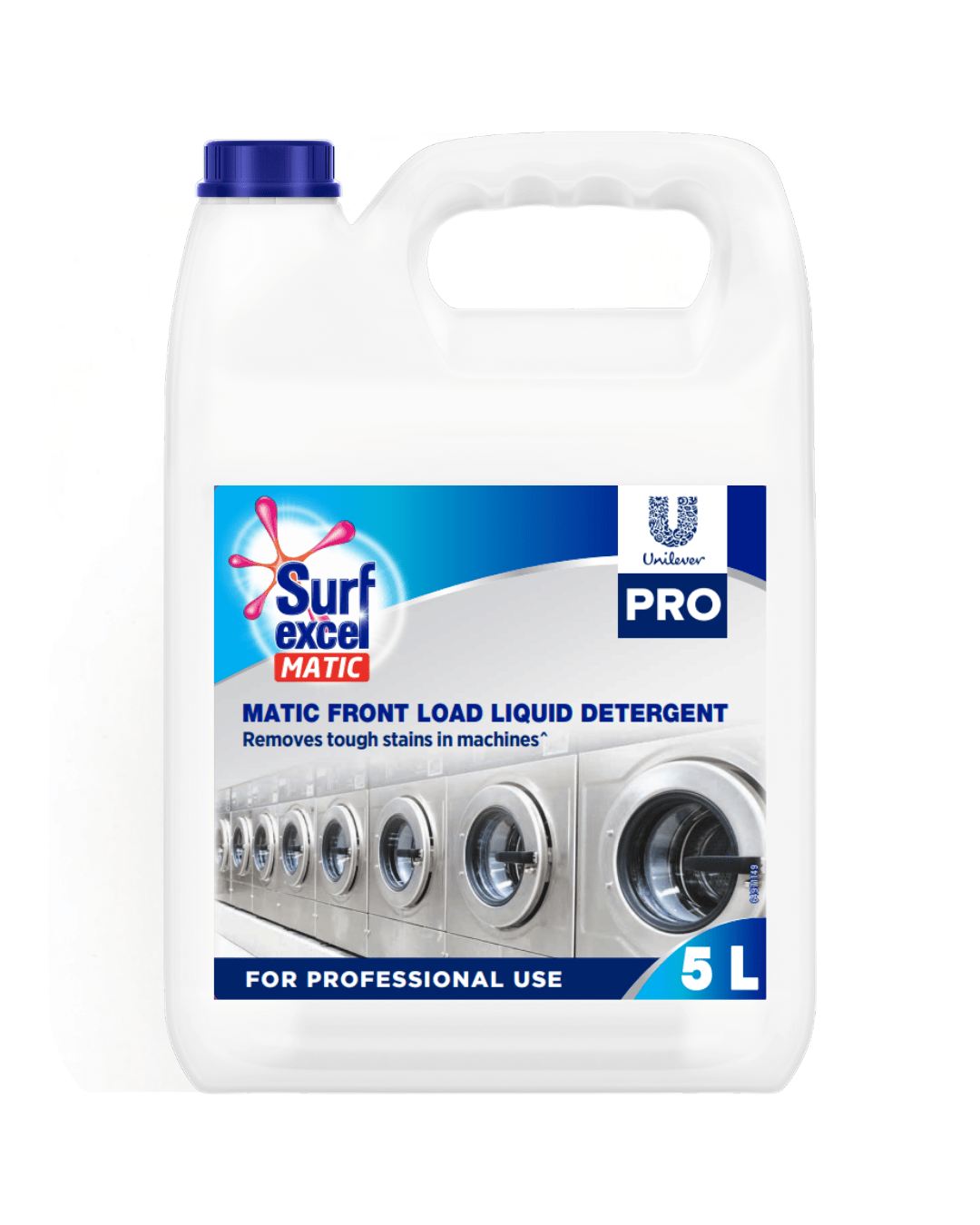 Surf Excel Matic Front Load - Professional Laundry Liquid Detergent 5L