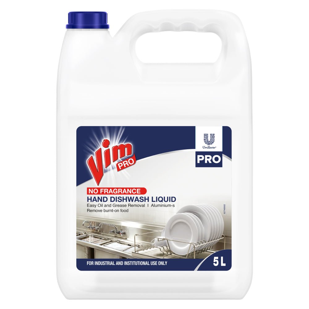 Vim Fragrance Free Hand Dishwash Liquid 5L