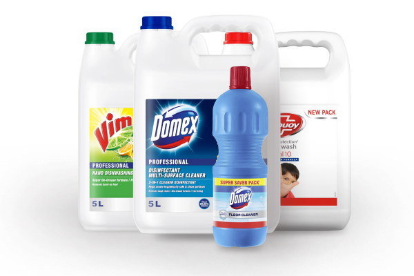 Vim, Domex, Cif Cleaning Essentials Bundle — Unilever Professional India