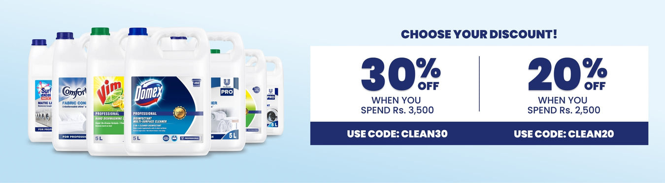 Stock Up for National Cleanliness Day 2024 - Unilever Professional India