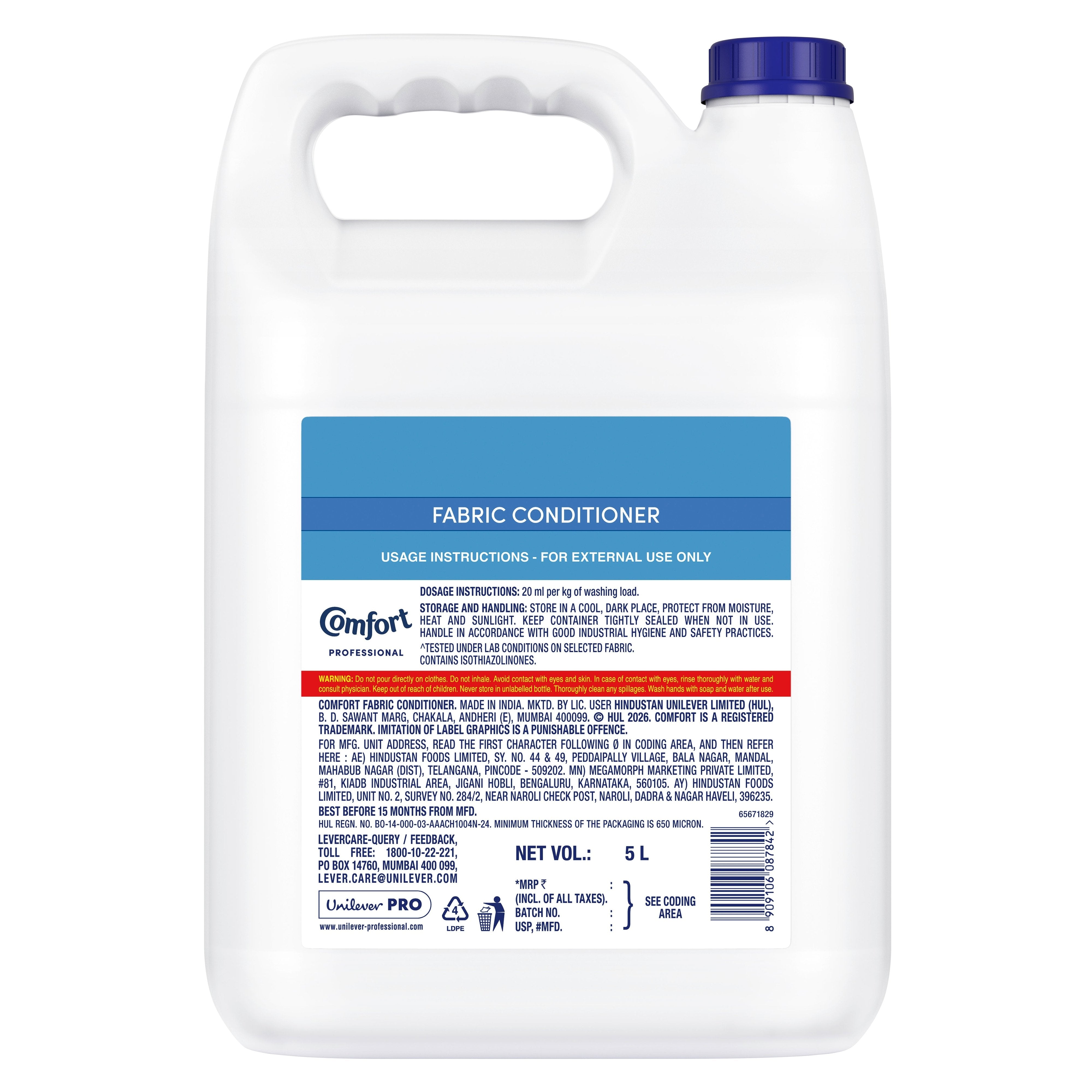 Comfort Fabric Conditioner Twin Pack - 10L
