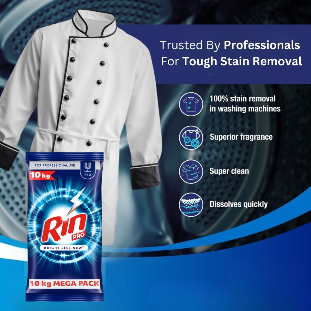 Rin Pro Laundry Powder - 10 Kg Pack