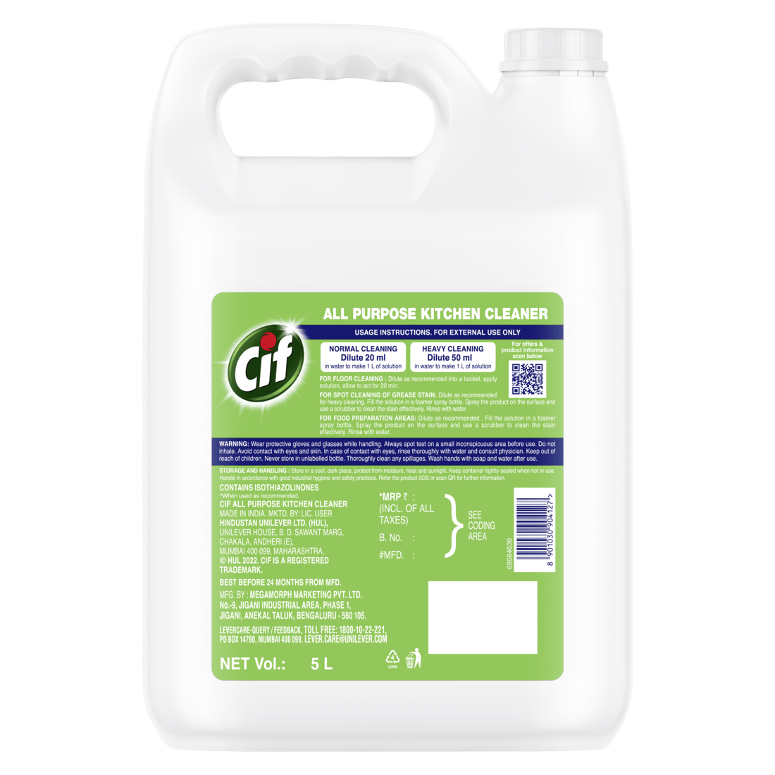 Cif All Purpose Kitchen Cleaner 5L
