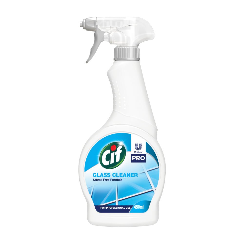 Cif Glass Cleaner Spray 450ml - Pack of 6 — Unilever Professional
